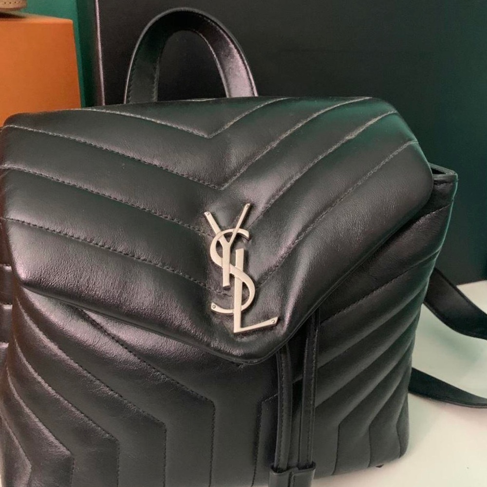 Saint Laurent monogram ysl Lou Lou small backpack